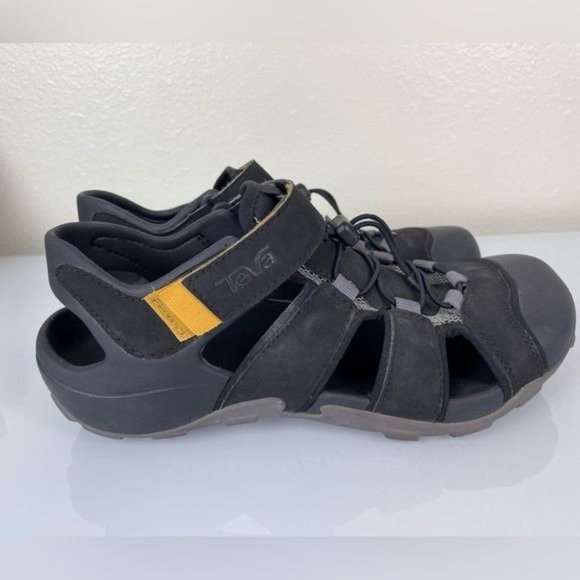 Teva Men’s Flintwood Sandal 1118941 Black & Yellow main image 14